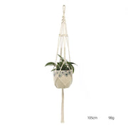 Custom Hand-knitted Hanging Flowerpot Net Bag
