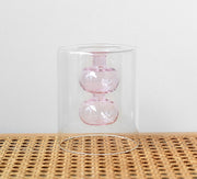 Retro Stained Glass Vase Gourd Hydroponic Flower Plant