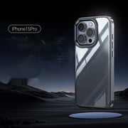 Magnetic Titanium Frame Invisible Airbag Phone Case