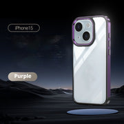 Magnetic Titanium Frame Invisible Airbag Phone Case