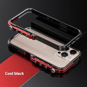 Anti-fall Armor Phone Case Suitable For Heat Dissipation 15PRO MAX Aluminum Alloy Frame 16PRO Metal Protective Cover