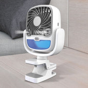 13010 Air Portable Fan Grip Go 3 Speed Small Fan Great Stroller Fan Travel Or Desk Fan Cordless Personal Evaporative Air Cooler Universal Clamp For Indoor  Outdoor Use 360 Degree Head Swivel Led Color Changing Light