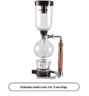 Siphon Coffee Maker Tea Pot Vacuum Coffeemaker Glass Machine