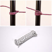 9059 10 Meter Heavy Duty Laundry Drying Clothesline Rope Portable Travel Nylon Cord Sturdy Clothes Line For Outdoor Camping Indoor Crafting Art Projects