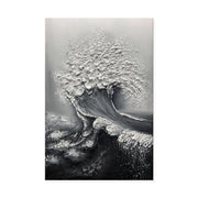 Abstract 3D Ocean Wave Thick Art Hand-painted Oil Painting Room Decor Art Paintings Wall Pictures Artwork For Home Decor