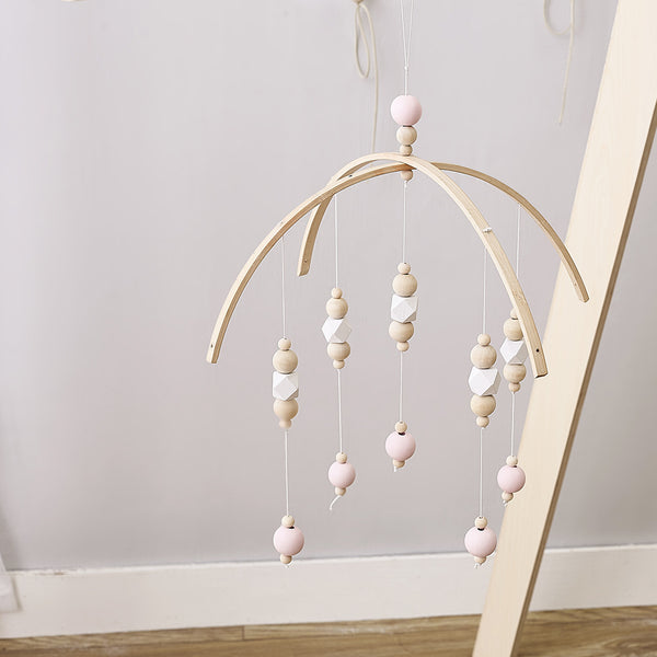 Wooden Bead Windbell Bed Bell Children's Room Decoration