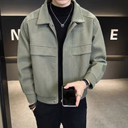 Men's Fashion Casual Short Wool Coat