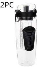 32Oz Fruit Infusing Infuser Water Bottle Water Fruit Bottle BPA Free Plastic Sport Fruit Infuser Water Bottles With Infuser Juice Shaker Drink Bottle Of Water