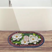 4598  3d Visual Anti-slip Absorbent Mat New Soft Super Absorbent Floor Mats Cute Flowers Shower Drying Bathroom Mat