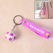 Cute Silicone 3d Key Chain With Metal Hook  Strap (Pack Of 1)