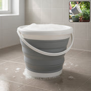 Collapsible Folding Bucket For Cleaning Car Wash Gardening  Travel (1 Pc  23x16 Cm)