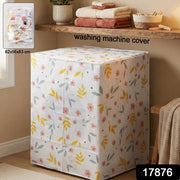 Waterproof  Dustproof Floral Washing Machine Cover (625683 Cm)