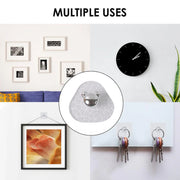 All-plastic Adhesive Wall Hooks - Strong No Damage Easy To Install (3 Pc Set)