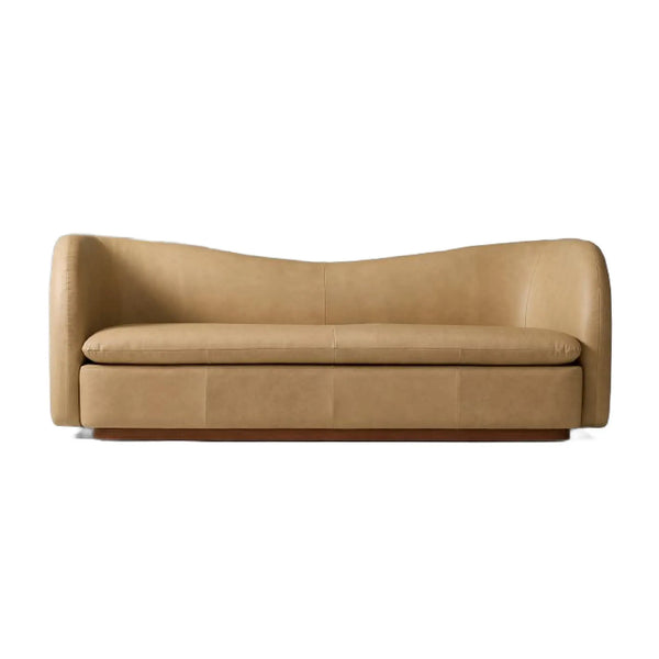 Camel Aura™ Sculpted Luxury Sofa