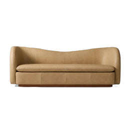 Camel Aura™ Sculpted Luxury Sofa