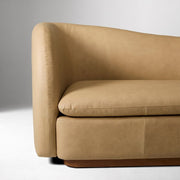 Camel Aura™ Sculpted Luxury Sofa