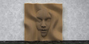 I3 Homes 3D Wooden Parametric Face Shape Wall Art