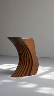 I3 Homes 3D Parametric Wavy Design Wooden Stool