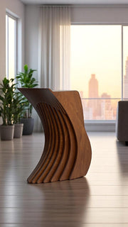I3 Homes 3D Parametric Wavy Design Wooden Stool