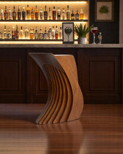I3 Homes 3D Parametric Wavy Design Wooden Stool