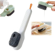 17928 Multifunctional Scrubbing Brush With Liquid  Soap Dispenser Cleaning Brush With Liquid  Soap Dispenser Shoe Brush For Cleaning Cloth Cleaning Brush With Handleliquid Shoe Brush For Shoe Clothes (1 Pc)