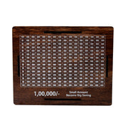 Wooden Money  Piggy Bank Money Box (1 Pc  With Marker Pen)