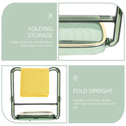 2-in-1 Self-adhesive Towel Hanger  Soap Holder Stand (1 Pc)