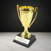 Golden Birthday Trophy  You Are Great Happy Birthday Plastic Award With Base