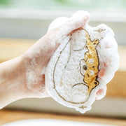 6428a Compressed Wood Pulp Sponge. Creative Cartoon Design Scouring Pad Dishwashing Absorbing Pad. Kitchen Cleaning Tool.
