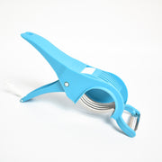 2 In 1 Vegetable   Fruit Multi Cutter 5 Blade Vegetable Cutter With Peeler (1 Pc  Multicolor)