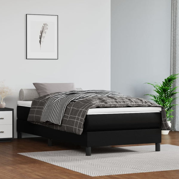 pocket spring mattress 90x faux leather