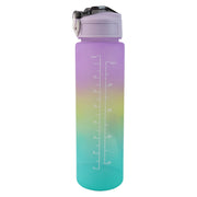 0325 Motivational Water Bottle With Straw  Time Marker Bpa-free Tritan Portable Gym Water Bottle Leakproof Reusable Special Design For Your Sports Activity Hiking Camping