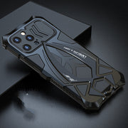 Metal Shell Three-proof Mobile Phone Case Strong Anti-fall Protective Shell Silica Gel