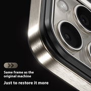 Magnetic Titanium Frame Invisible Airbag Phone Case