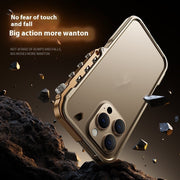 Anti-fall Armor Phone Case Suitable For Heat Dissipation 15PRO MAX Aluminum Alloy Frame 16PRO Metal Protective Cover