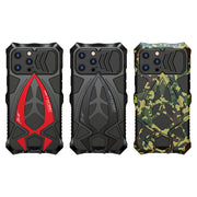Metal Shell Three-proof Mobile Phone Case Strong Anti-fall Protective Shell Silica Gel