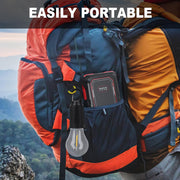 12658 Rechargeable Camping Lights For Tents Led Camping Tent Lantern 3 Lighting Modes Tent Lamp Portable Emergency Camping Lights With Clip Hook For Camping Hiking Fishing Backpacking (1 Pc)