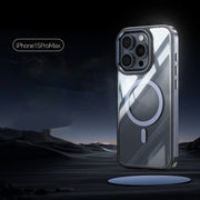 Magnetic Titanium Frame Invisible Airbag Phone Case