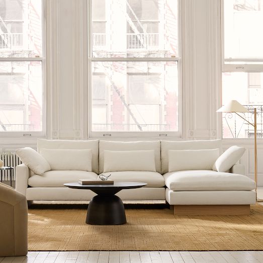 Ivory Haven™ Signature L-Shape Sofa