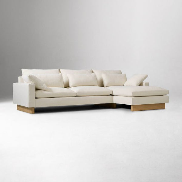 Ivory Haven™ Signature L-Shape Sofa