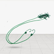9373 Elastic Cloth Drying Rope With 12 Metal Clip Portable Clothes Line For Home  Travel