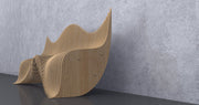 I3 Homes 3D Wavy Design Parametric Wooden Bench