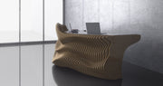I3 Homes 33D Wavy Design Parametric Wooden Office Desk