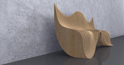 I3 Homes 3D Wavy Design Parametric Wooden Bench