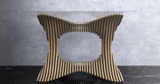 I3 Homes 3D Parametric Wavy Design Wooden Table