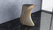 I3 Homes 3D Parametric Wavy Design Wooden Stool