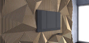I3 Homes 3D Waves Shapes TV Mount Parametric Wall Art