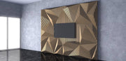 I3 Homes 3D Waves Shapes TV Mount Parametric Wall Art