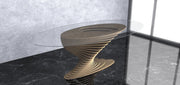 I3 Homes 3D Wavy Design Parametric Wooden Side Table