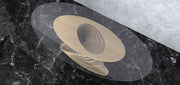 I3 Homes 3D Wavy Design Parametric Wooden Side Table